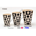 Vaso decorativo de cerámica para la venta al por mayor